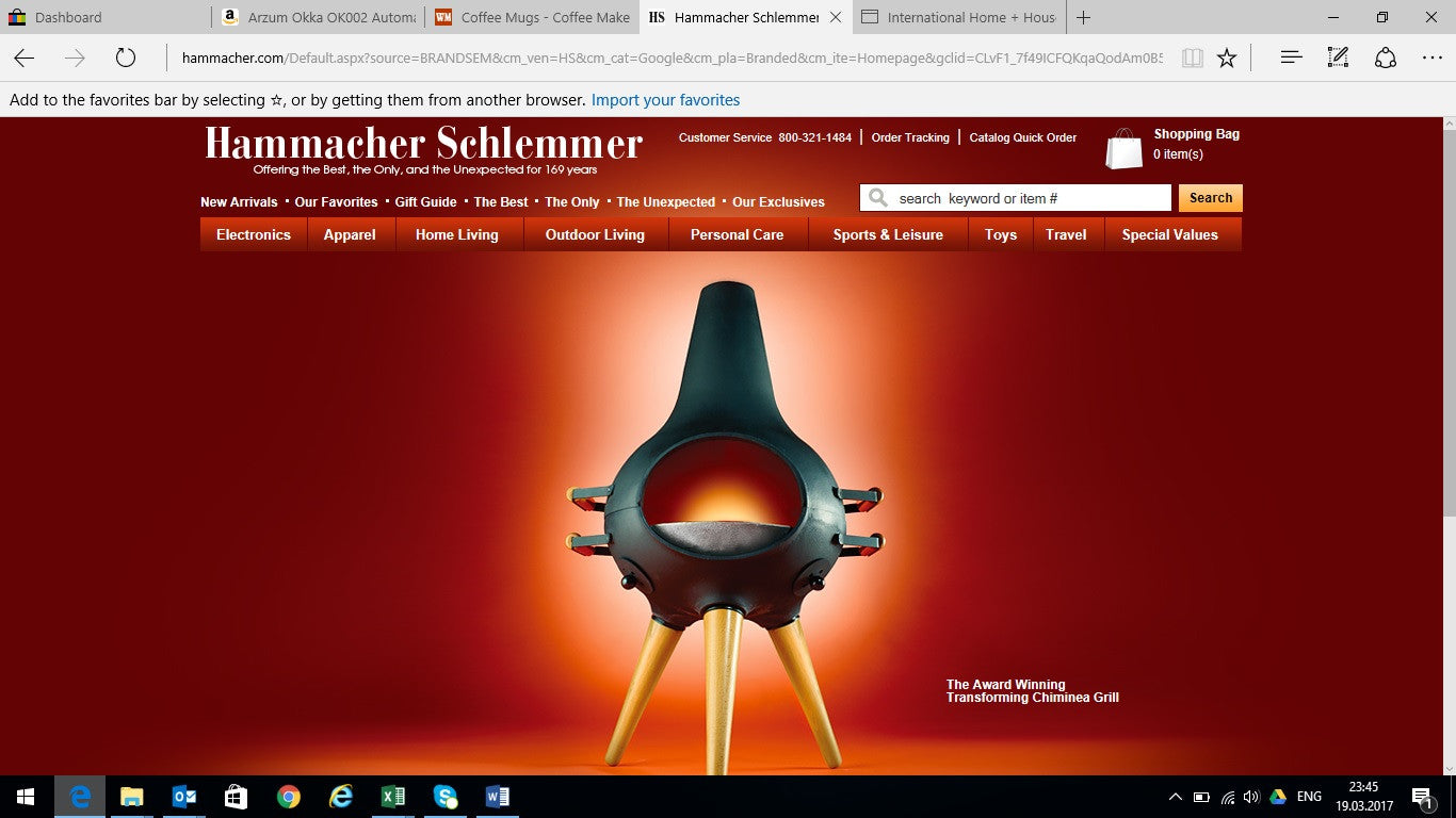 Aniva's award-winning BBQ is in Hammacher cover